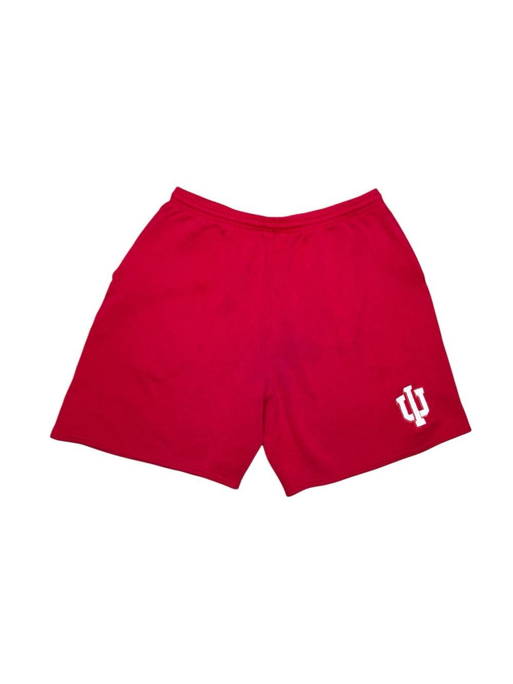 Vintage 70s 80s Indiana Hoosiers IU Red Midweight Cotton Gym Lounge Shorts Large